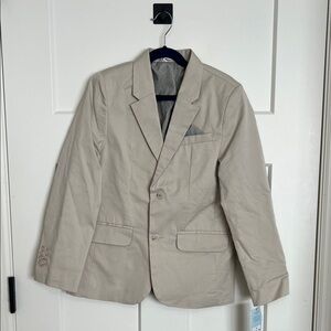 Cat & jack Light Tan Blazer with Pocket Square